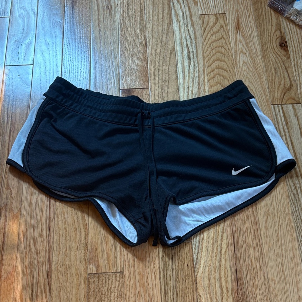 Nike Women's Athletic Shorts in Black and White